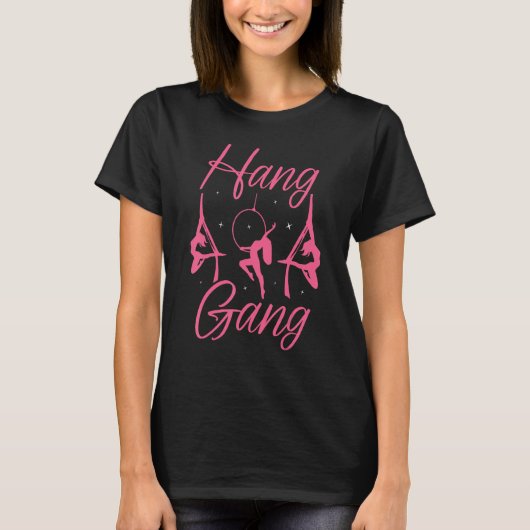 T-shirt Aerial Silk Aerialist Hang Gang (Devant)