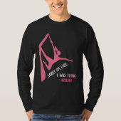 T-shirt Aerial Sorry I'm Late Aerial Hoop Hanging Aerialis (Devant)