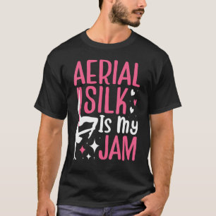 T-shirt Aérien De Soie Aérienne Je Passe Par Un Fil