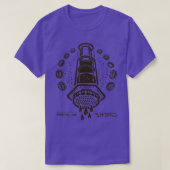 T-shirt Aero Coffee Press To Caffeiny and Beyond (Design devant)