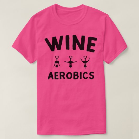 T-shirt Aérobic à vin 4 (Design devant)