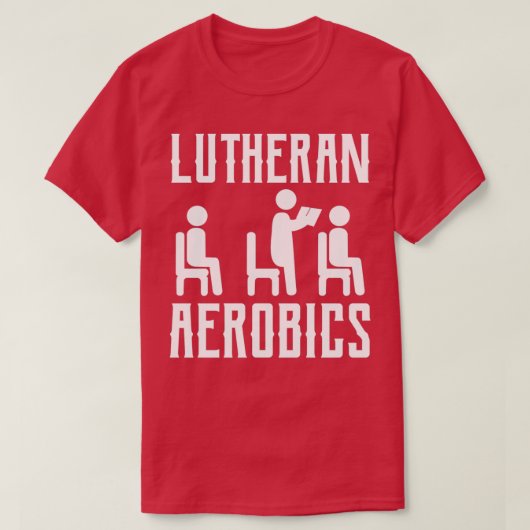 T-shirt Aérobic luthérien (Design devant)