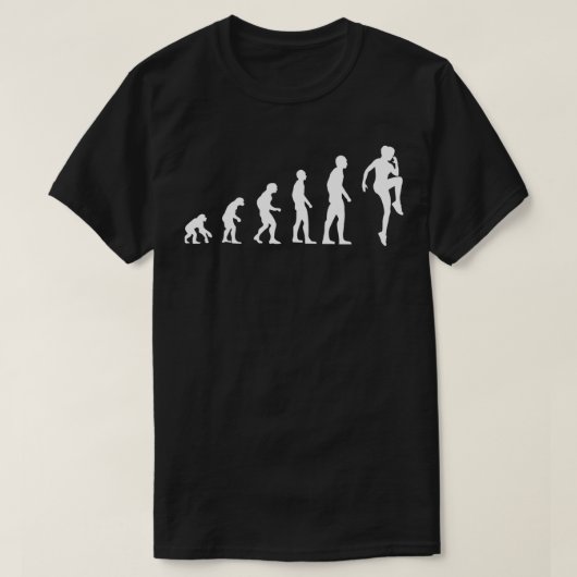 T-shirt Aerobics Evolution Funny Gymnastique Cadeau (Design devant)