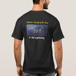 T-shirt Aéronef favori de l'Aces P-38 Lightning