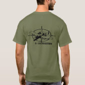 T-SHIRT AÉRONEF MILITAIRE A-10 WARTHOG (Dos)