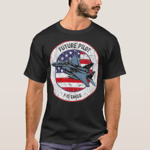 T-shirt Aéronefs de chasseurs futurs Avion F15 Eag
