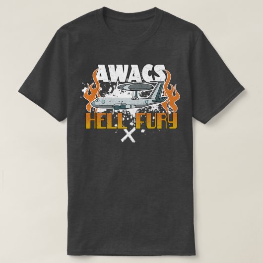 T-shirt Aéroport AWACS Hell Fury  (Design devant)