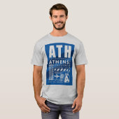 T-shirt Aéroport d'Athènes (Devant entier)