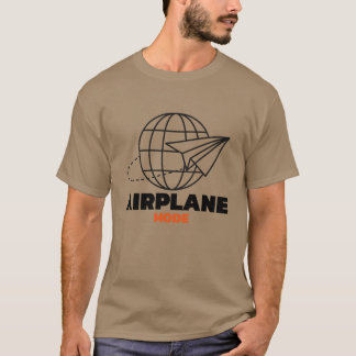 T-shirt Aéroport d'aviation modérable d'avion Vacances fam