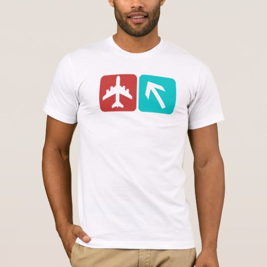 T-shirt aéroport de cette façon (Devant)