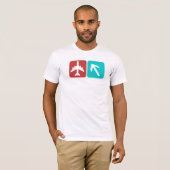 T-shirt aéroport de cette façon (Devant entier)