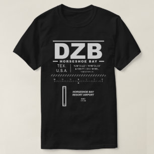 T-shirt Aéroport de Horseshoe Bay Resort DZB