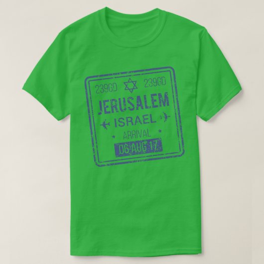 T-shirt Aéroport de Jérusalem (Design devant)
