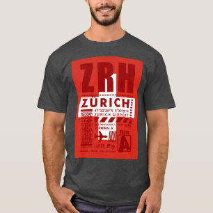 T-shirt Aéroport de ZRH Zurich