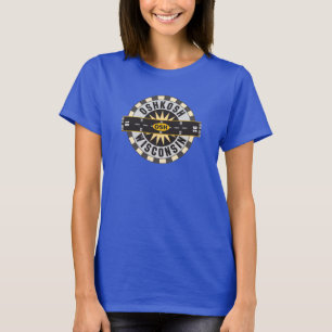 T-shirt Aéroport d'Oshkosh, WI OSH