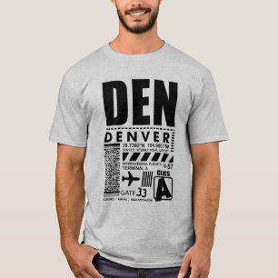 T-shirt Aéroport international de Denver