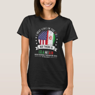 T-shirt Aéroport Iranien Américain Patriot Américain Iran