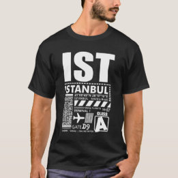 T-shirt Aéroport IST Havalimanı Istanbul