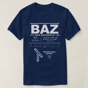 T-shirt Aéroport national de New Braunfels BAZ