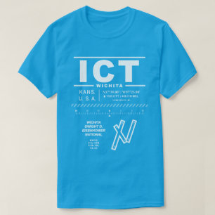 T-shirt Aéroport national Wichita Dwight D. Eisenhower TIC