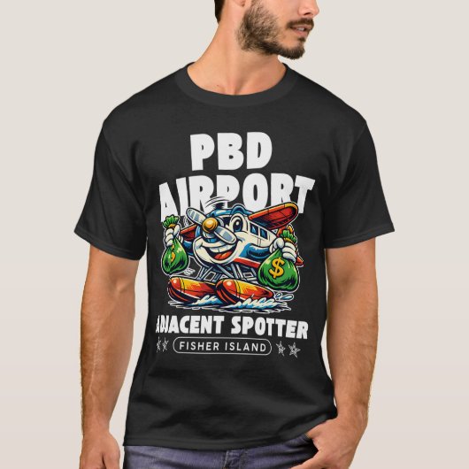 T-shirt aéroport PBD adjacent (Devant)