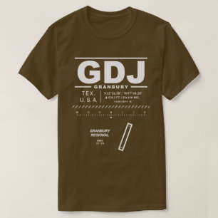 T-shirt Aéroport régional de Granbury GDJ