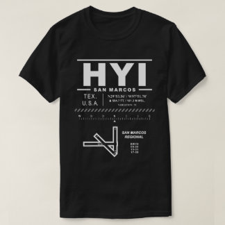 T-shirt Aéroport régional de San Marcos HYI USAA
