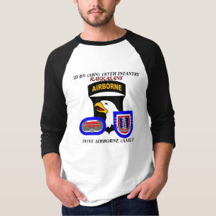 T-SHIRT AÉROPORTÉ de 187TH INFANTERIE de MILLIAR