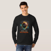 T-shirt Aesthetic Colorful Total Solar Eclipse Viewing Tea (Devant entier)