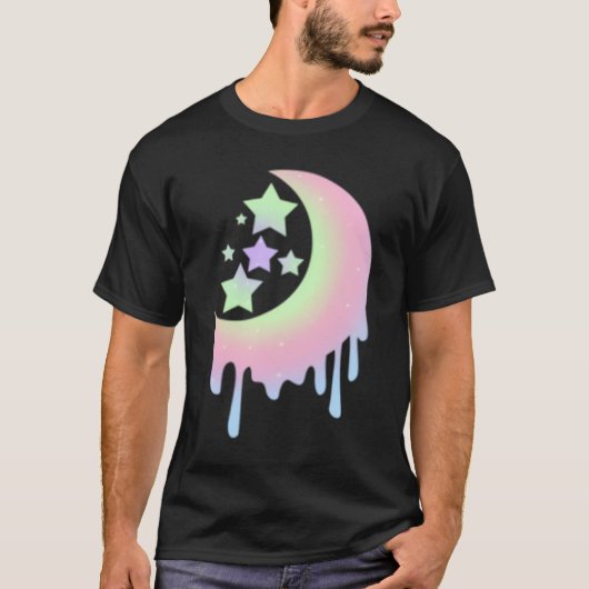 T-shirt Aesthetic For Pastel Moon Goth (Devant)