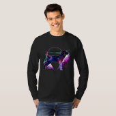 T-shirt Aesthetic Galaxy Black And Tan Coonhound (Devant entier)