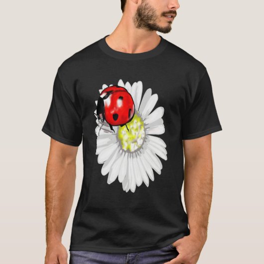 T-shirt Aesthetic Nature Summer Ladybird Nature (Devant)
