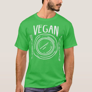 T-shirt Aesthétique Amour Végétal Plaque alimentaire Légum