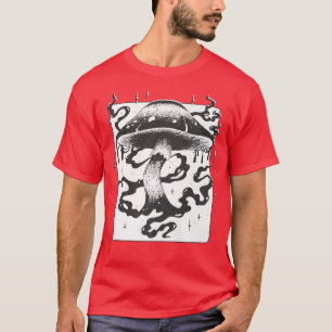 T-shirt Aesthétique Dark Academia Goblincore Natur Goth Fa