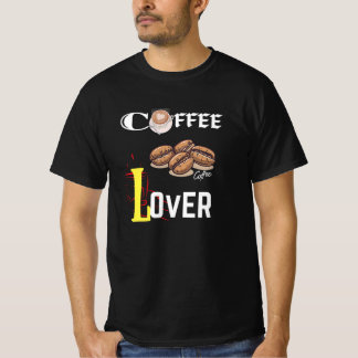 T-shirt Aesthétique Lover Caféine Addict