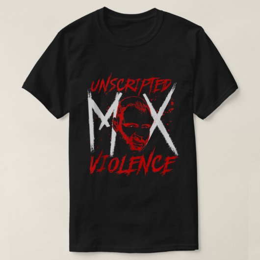 T-shirt AEW Jon Moxley Débardeur de violence non scripté34 (Design devant)