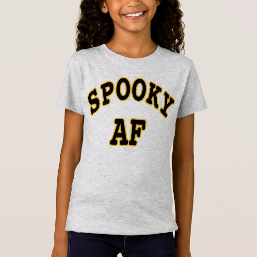 T-Shirt AF éffrayante - HALLOWEEN LAITEMENT (Devant)