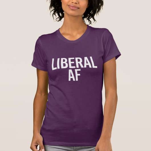 T-shirt AF libéral - - blanc - (Devant)