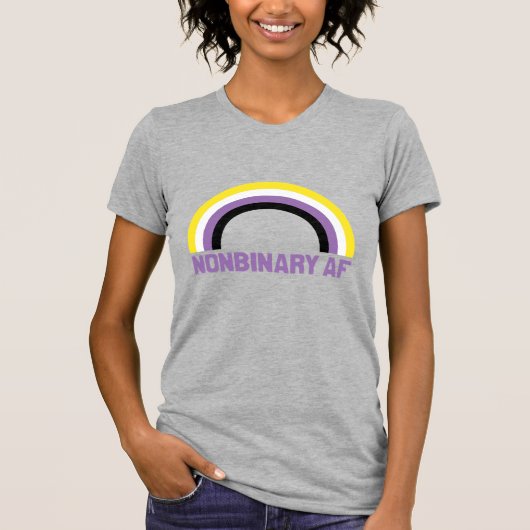 T-shirt AF non binaire (Devant)