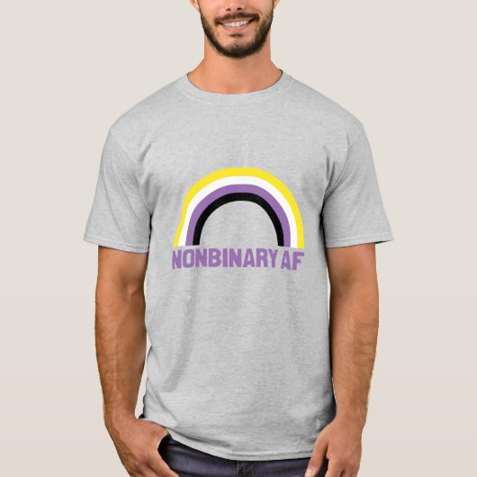 T-shirt AF non binaire (Devant)