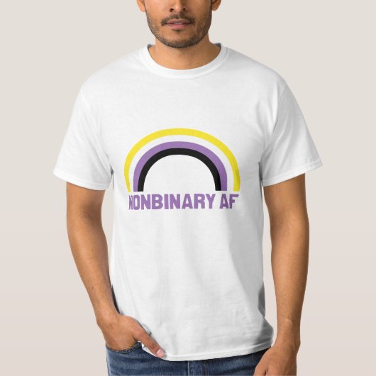 T-shirt AF non binaire (Devant)