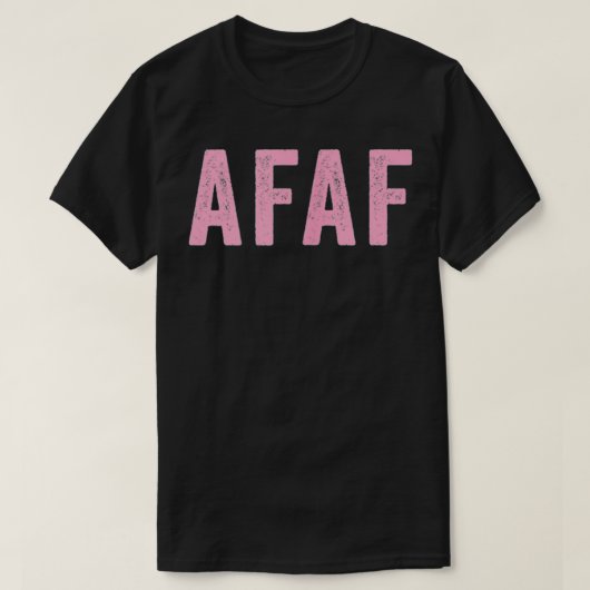 T-shirt AFAF Alcool sans AF (Design devant)