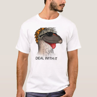 T-shirt Affaire de Dromaeosaur avec elle