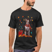 T-shirt Affaire Hot Chocolate Red Boston Terrier (Devant)