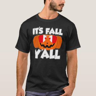 T-shirt Affaire Y'all Thanksgiving Pumkin Canada Glasse