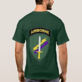 T-shirt Affaires civiles PsyOps - chemise aéroportée de (Dos)