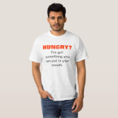 T-SHIRT AFFAMÉ ? (Devant entier)