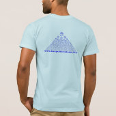 T-shirt Affamé pour Obama (pyramide ; Bella Canvas) (Dos)