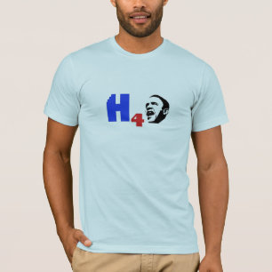 T-shirt Affamé pour Obama (pyramide ; Bella Canvas)