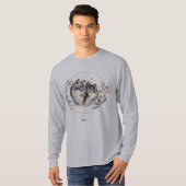 T-shirt Affection sauvage - Les loups dans l'amour Illustr (Devant entier)